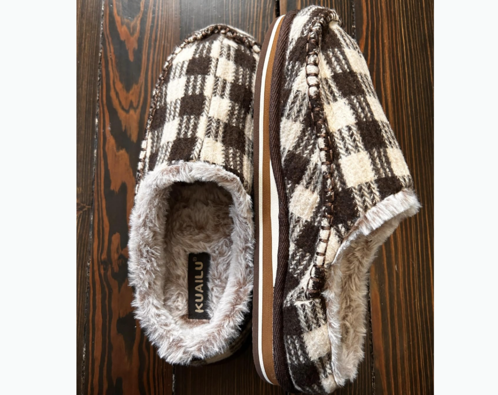 faux fur slippers for men, best gifts for men under $50